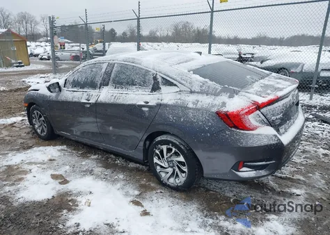 2017 Honda Civic Ex from USA, damaged, VIN 19XFC2F75HE030051